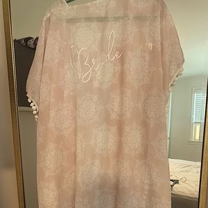 BRIDE light pink see through coverup